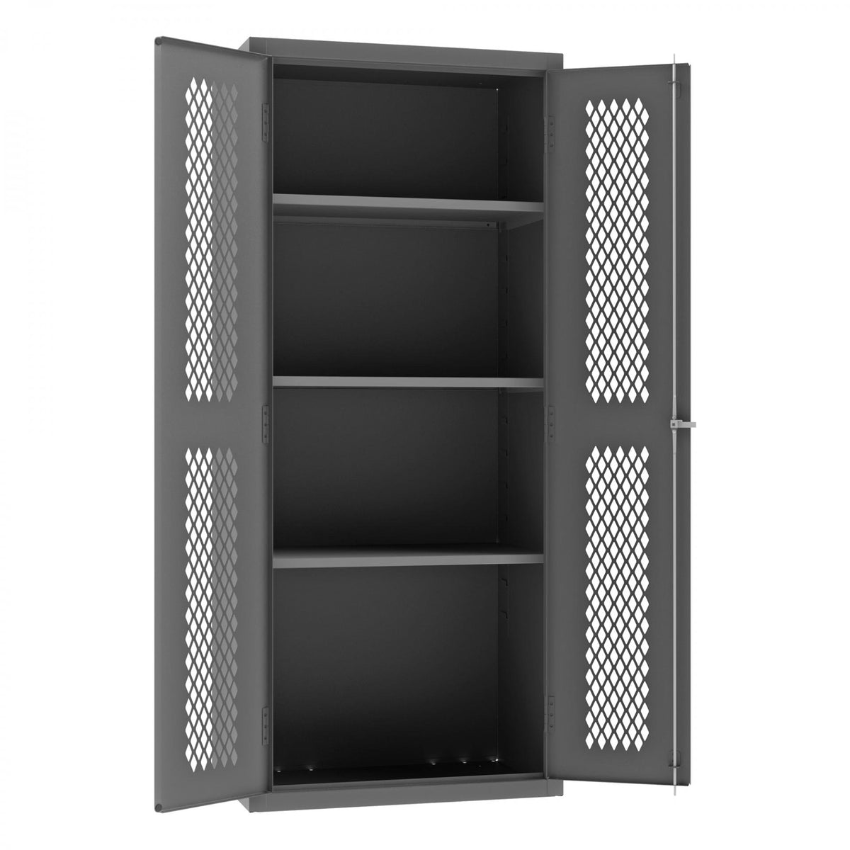 Durham Mfg EMDC-362484-95 Steel Storage Cabinet, 36" Wide, Gray - Default Title