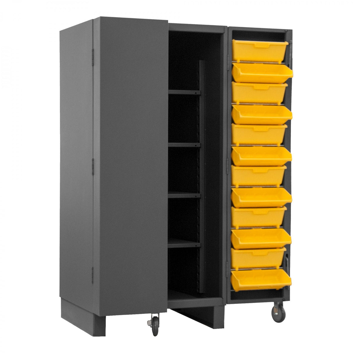 Durham Mfg HDC36-DC24TB4S95 Steel Bin Storage Cabinet, 36" Wide - Default Title