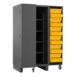 Durham Mfg HDC36-DC24TB4S95 Steel Bin Storage Cabinet, 36" Wide - Default Title