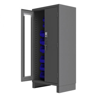 Durham Mfg 3702CXC-30B Bin Storage Cabinet, 36" Wide - Blue Gray