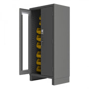Durham Mfg 3702CXC-30B Bin Storage Cabinet, 36" Wide - Gray Yellow