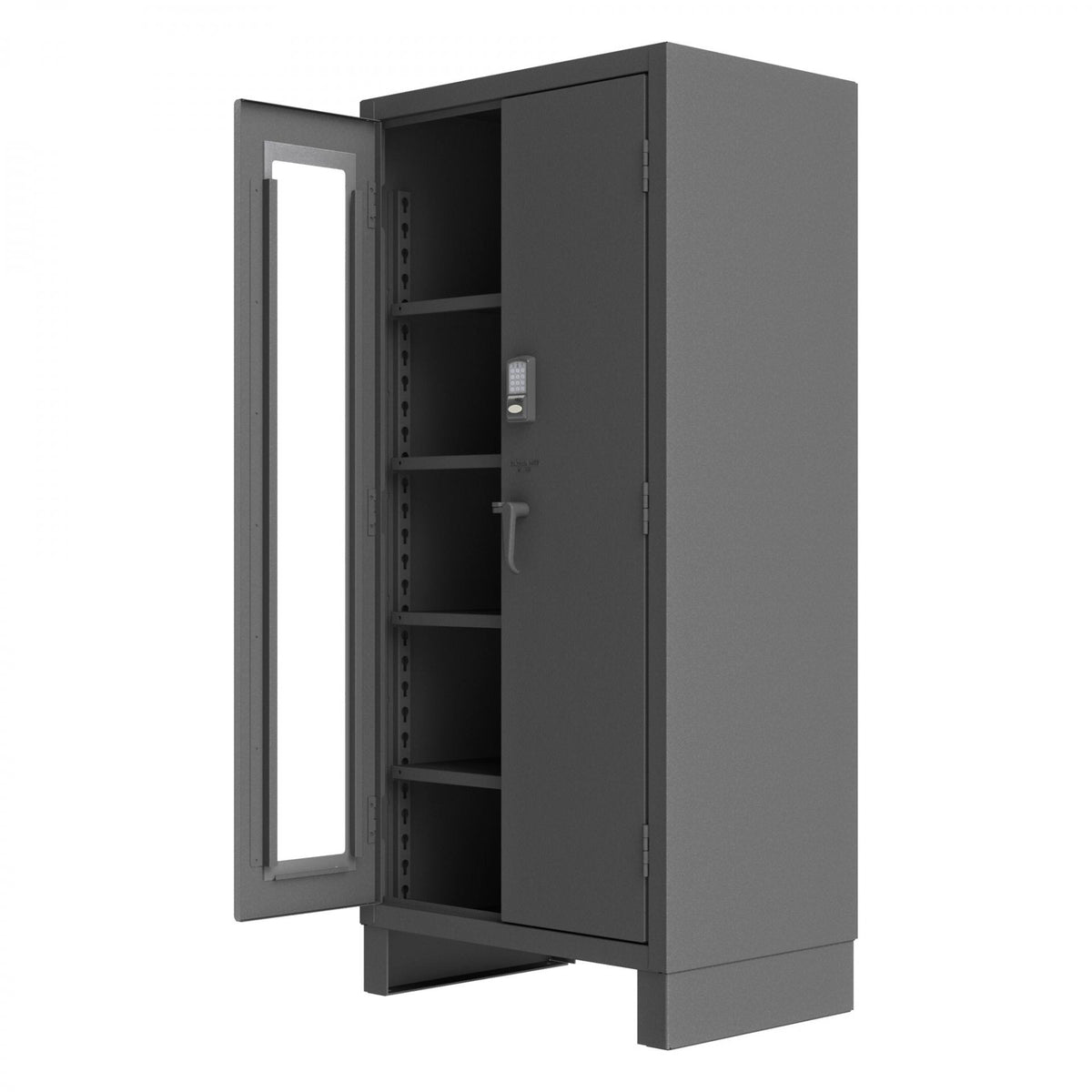 Durham Mfg 3702CXC-BLP4S-95 Steel Storage Cabinet, 36" Wide, Gray - Default Title