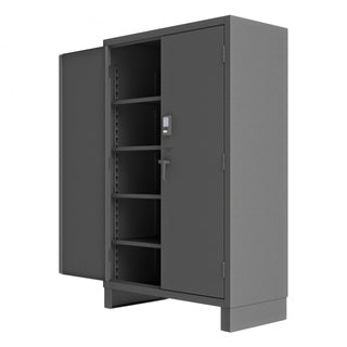 Durham Mfg Steel Storage Cabinet, 78" High, Gray - 4,800 lb.