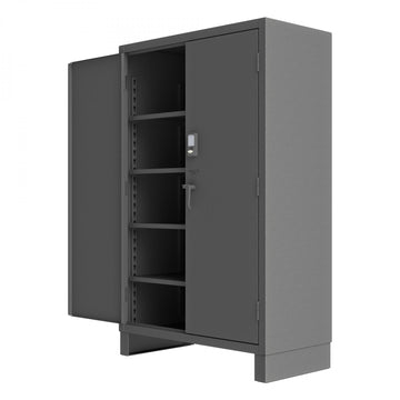 Durham Mfg Steel Storage Cabinet, 78" High, Gray - 4,800 lb.