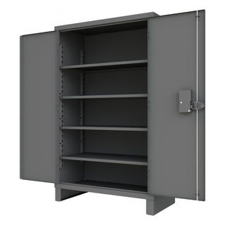 Durham Mfg Steel Storage Cabinet, 78" High, Gray - 4,800 lb.