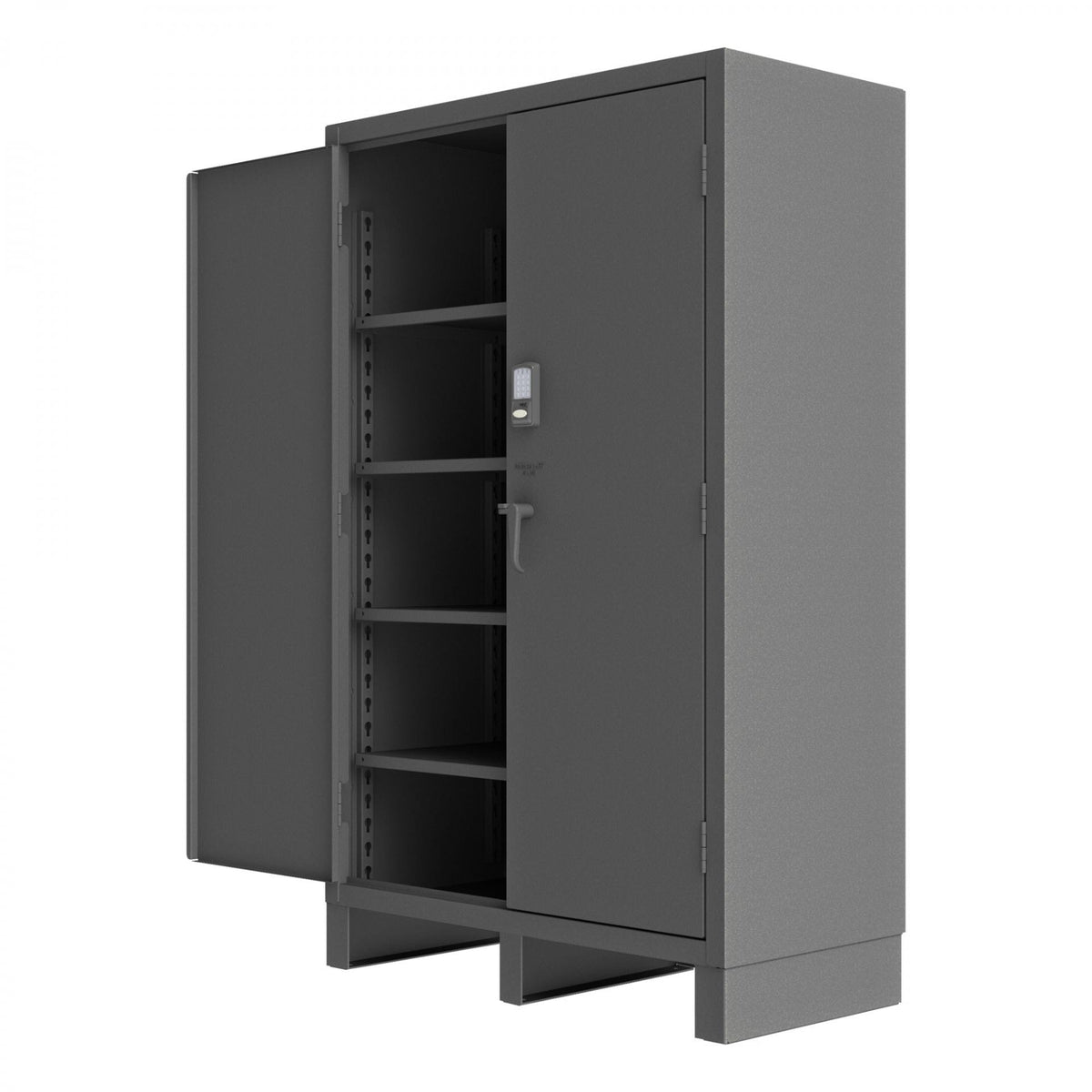 Durham Mfg Steel Storage Cabinet, 78" High, Gray - 6,600 lb.