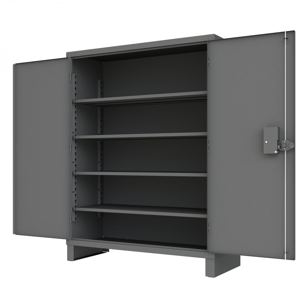 Durham Mfg Steel Storage Cabinet, 78" High, Gray - 6,600 lb.