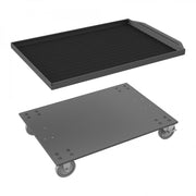 Durham Mfg 395-95 Steel Mobile Base, 24" Wide, Gray - Default Title