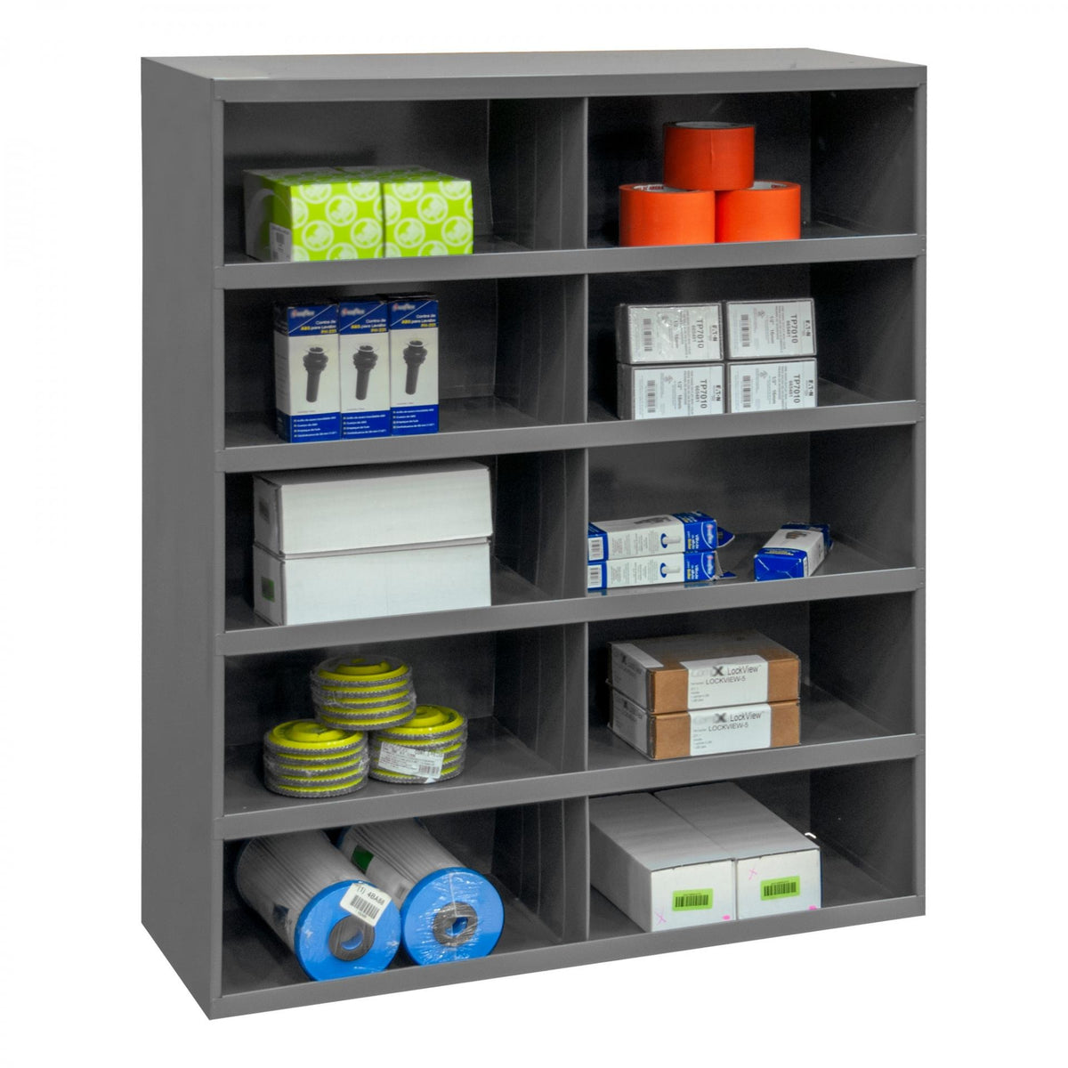 Durham Mfg 397-95 Steel Storage Bin Shelf, 33 13/16" Wide, Gray - Default Title