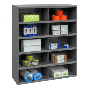 Durham Mfg 397-95 Steel Storage Bin Shelf, 33 13/16" Wide, Gray - Default Title