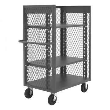 Durham Mfg 3ST-EX2436 Truck, 24 3/8" Wide, Gray - 3 Shelves
