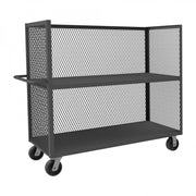 Durham Mfg 3ST Truck, 45 7/16" High, Gray - 24 3/8" x 54 1/2"