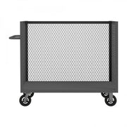 Durham Mfg 3ST Truck, 43 7/16" High, Gray - 30 3/8"