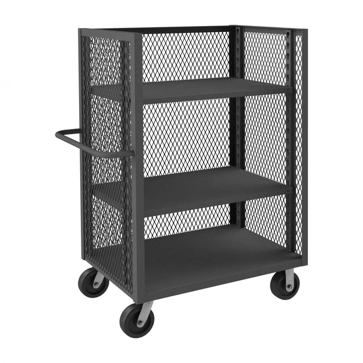 Durham Mfg 3ST-EX3660 Truck, 36 3/8" Wide, Gray - 3 Shelves