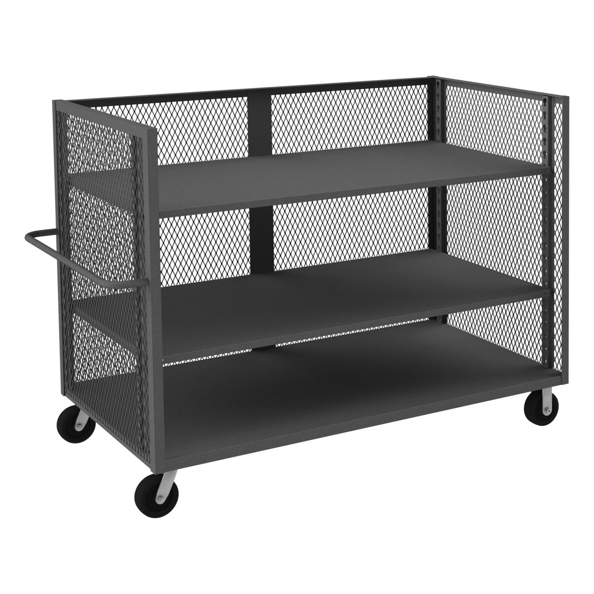 Durham Mfg 3ST-EX3672 Truck, 36 3/8" Wide, Gray - 3 Shelves