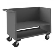 Durham Mfg 3SLT Truck, 41 1/4" High, Gray - 30 3/16" x 54 1/8"