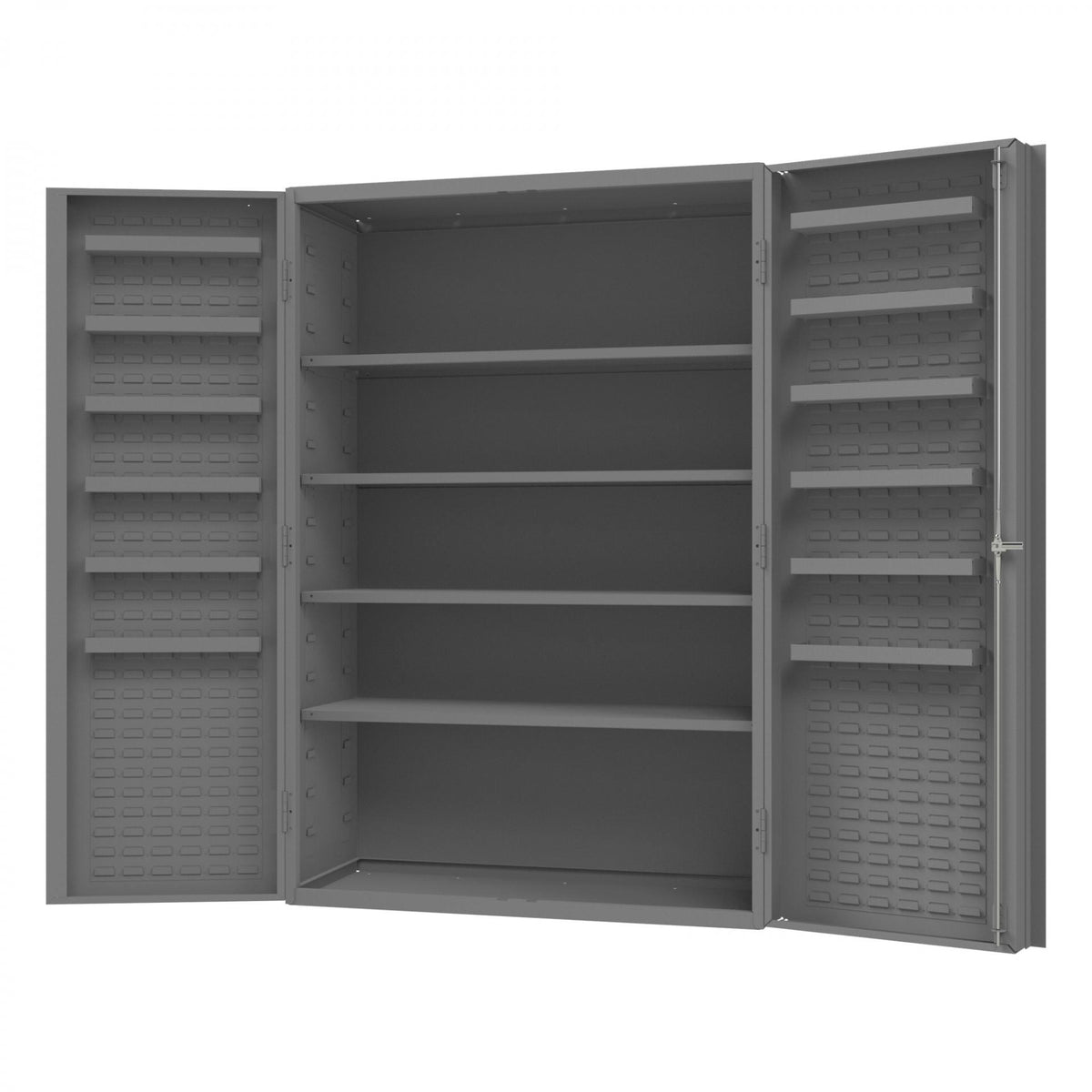 Durham Mfg DC48-4S12DS-95 Steel Storage Cabinet, 48" Wide, Gray - Default Title