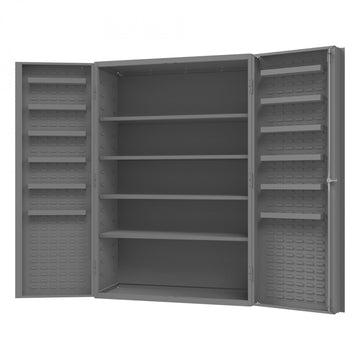 Durham Mfg DC48-4S12DS-95 Steel Storage Cabinet, 48" Wide, Gray - Default Title
