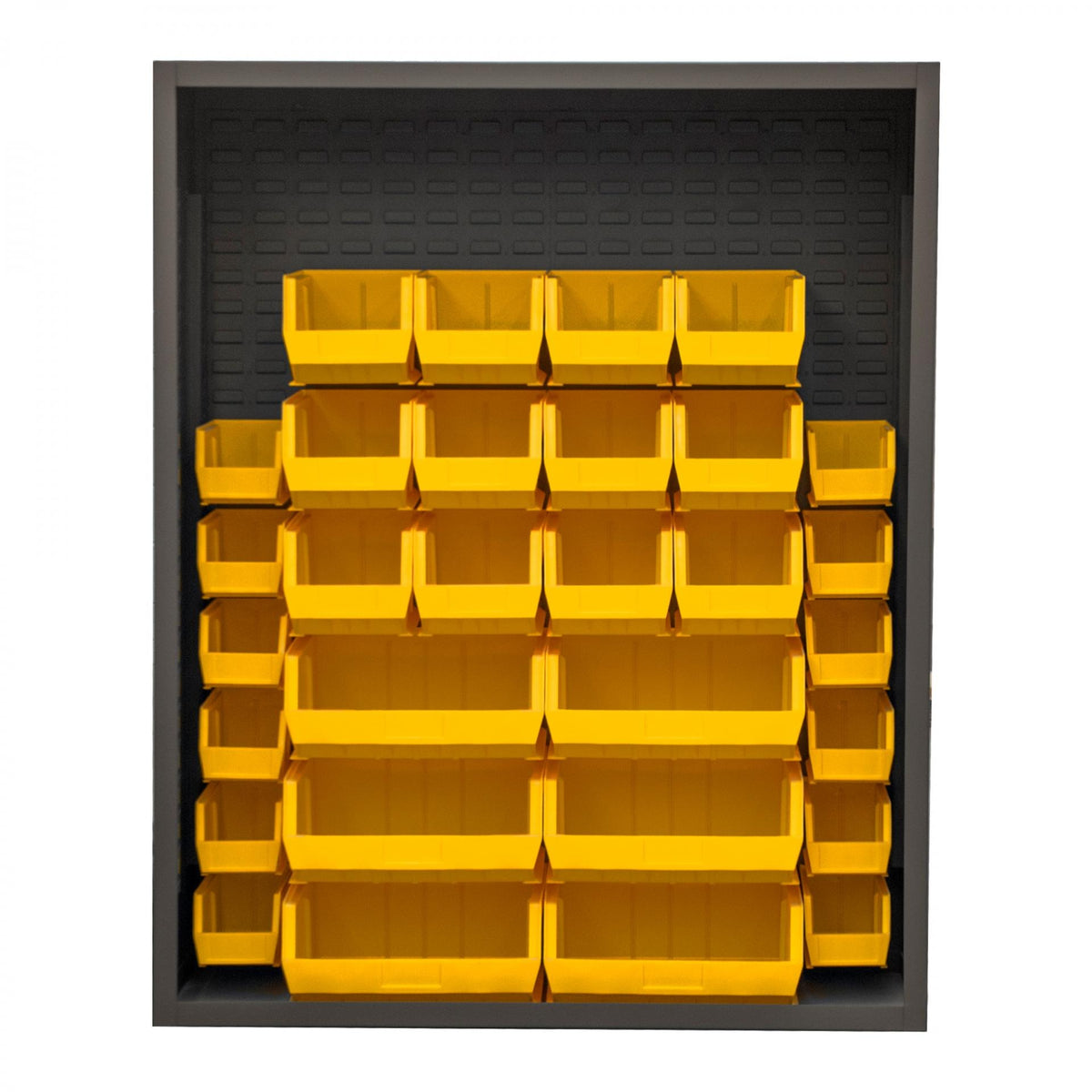Durham Mfg 5006-30 Bin Rack, 48" Wide - Gray Yellow