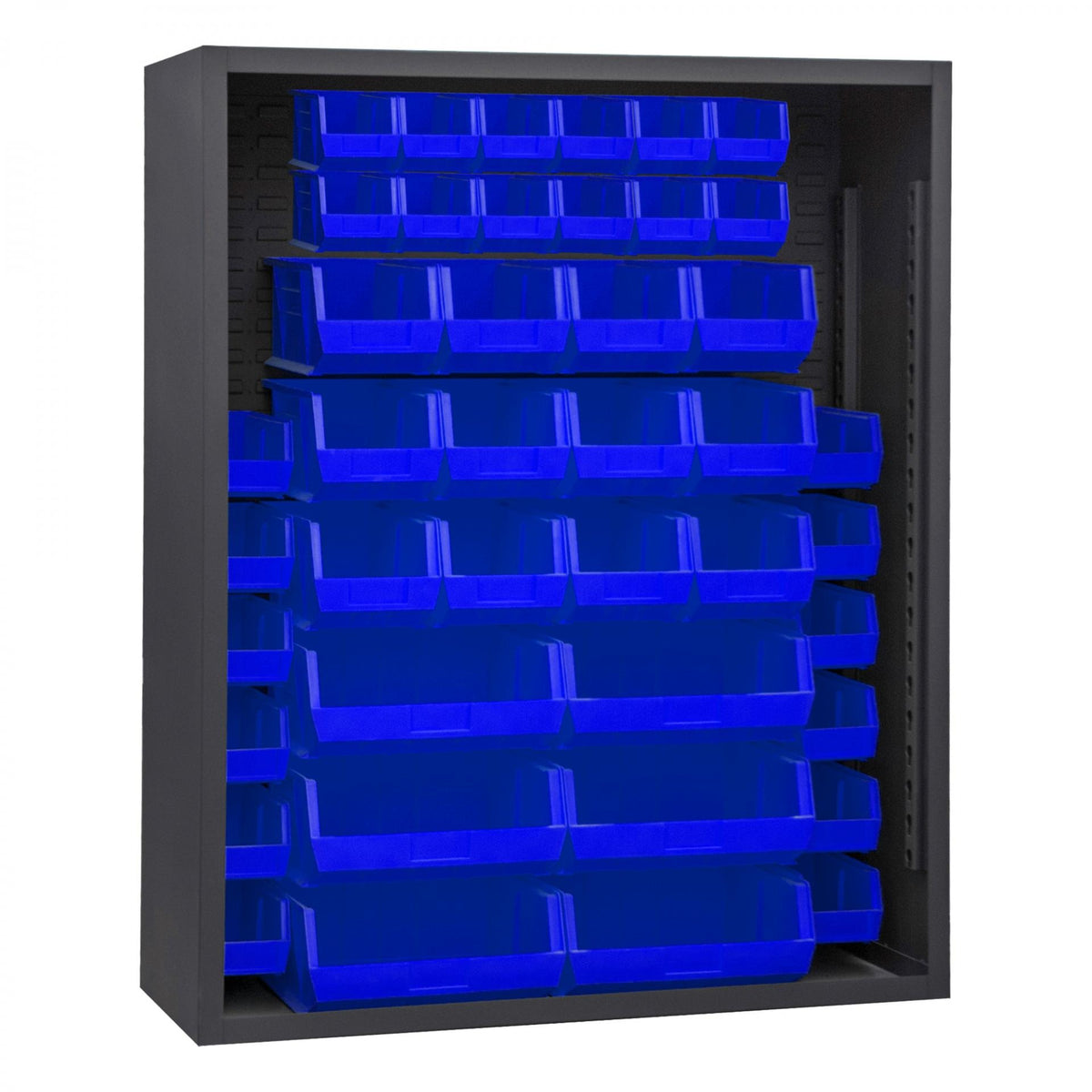 Durham Mfg 5007-42 Bin Rack, 48" Wide - Blue Gray