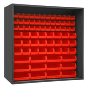 Durham Mfg 5023-72 Bin Rack, 72" Wide - Gray Red
