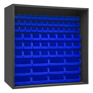 Durham Mfg 5023-72 Bin Rack, 72" Wide - Blue Gray