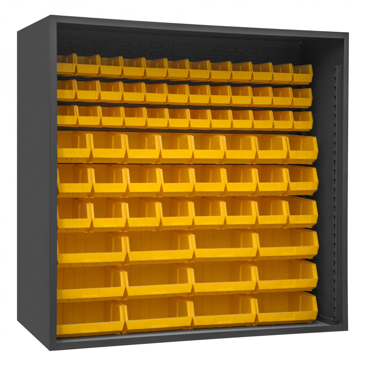 Durham Mfg 5023-72 Bin Rack, 72" Wide - Gray Yellow