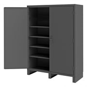 Durham Mfg SSC-602484 Steel Storage Cabinet, 60" Wide, Gray - 2,000 lb.