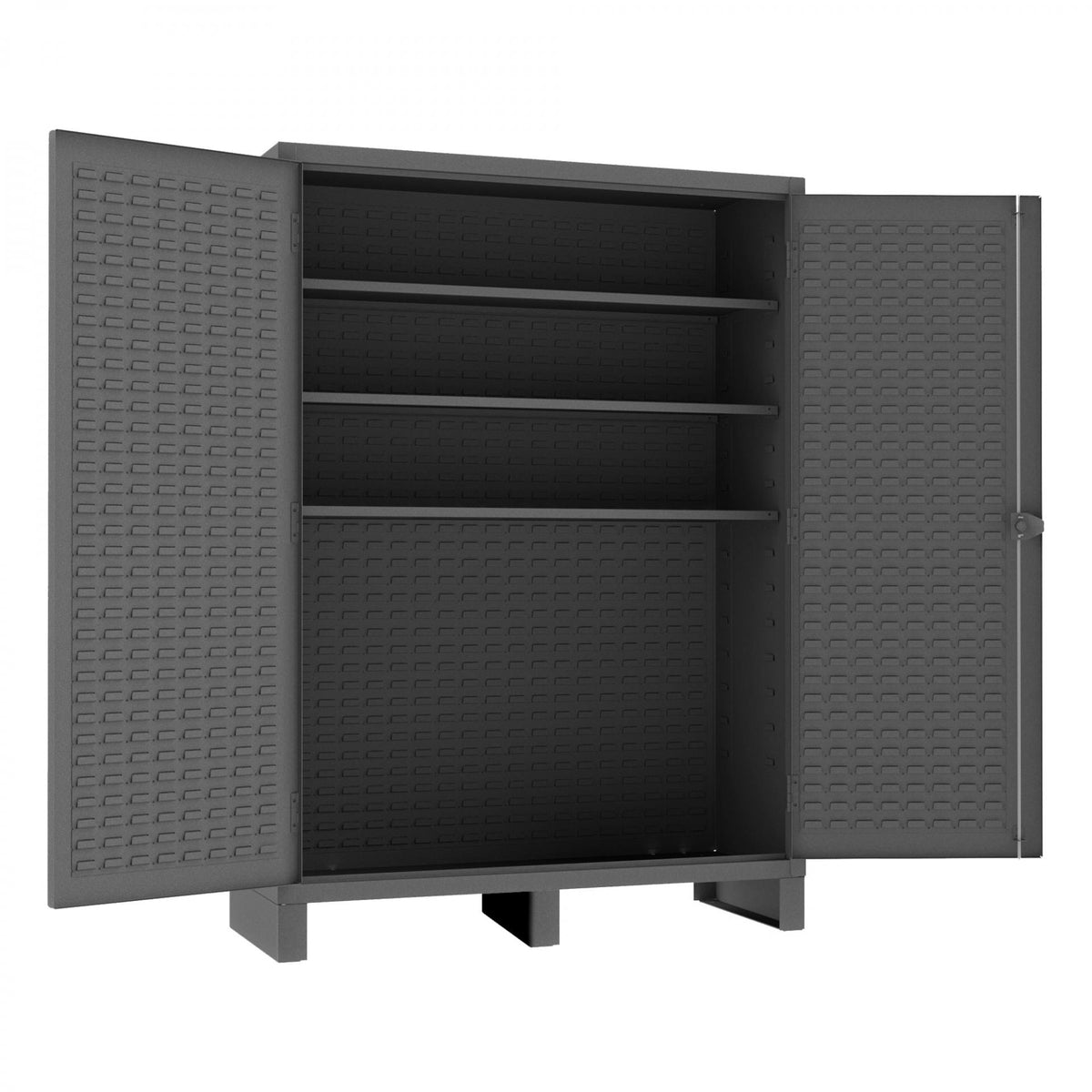 Durham Mfg SSC-602484-BDLP-3S-95 Steel Storage Cabinet, 60" Wide, Gray - Default Title
