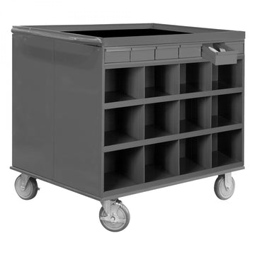 Durham Mfg 662-95 Stock Cart, 34" x 24", Gray - Default Title