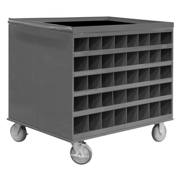 Durham Mfg 664-95 Stock Cart, 34" x 24", Gray - Default Title