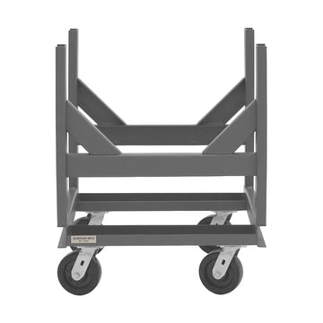Durham Mfg BCTE Bar Cradle Truck, 28" Wide, Gray - 24"