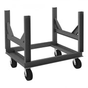 Durham Mfg BCTE Bar Cradle Truck, 28" Wide, Gray - 36"
