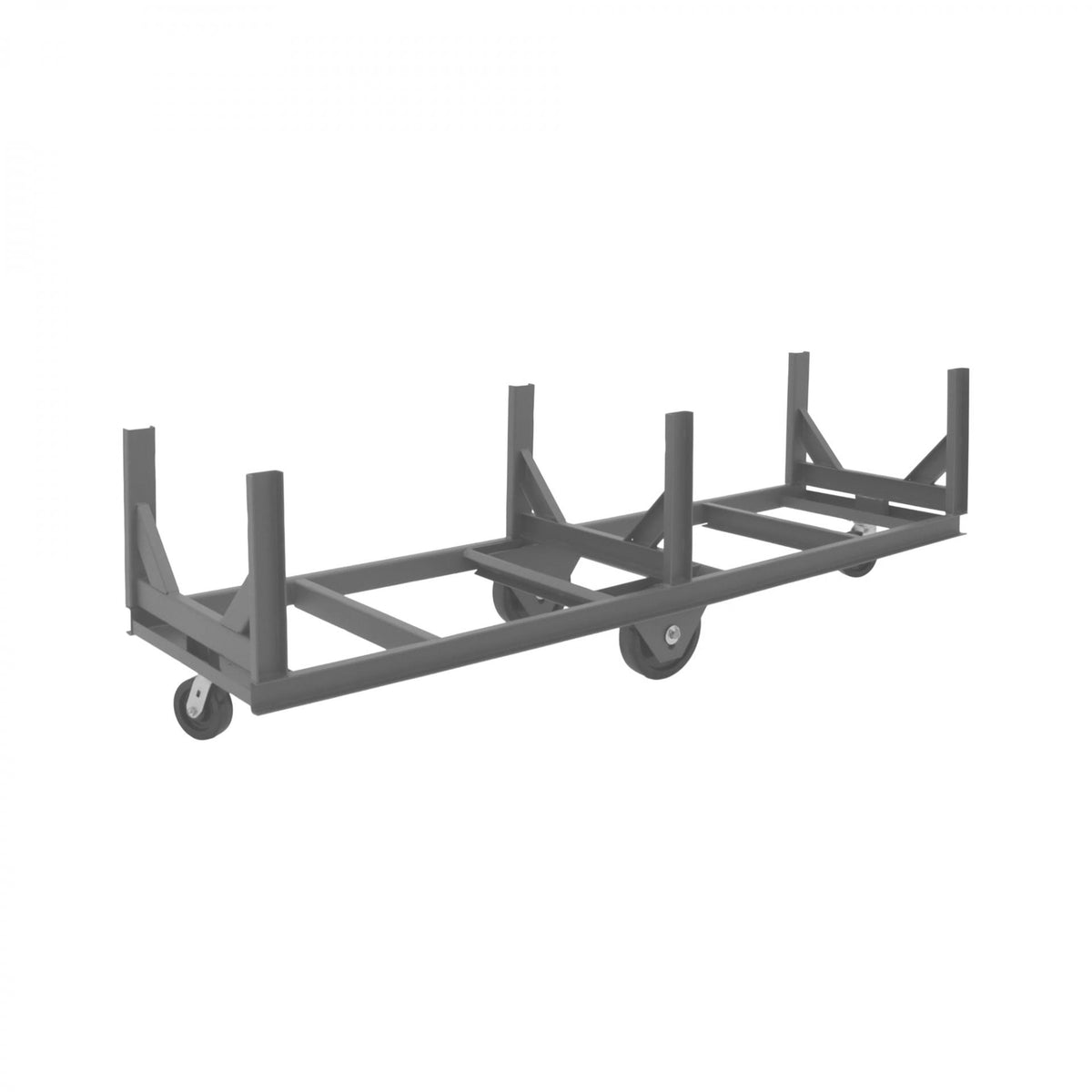 Durham Mfg BCTE Bar Cradle Truck, 28" Wide, Gray - 96"
