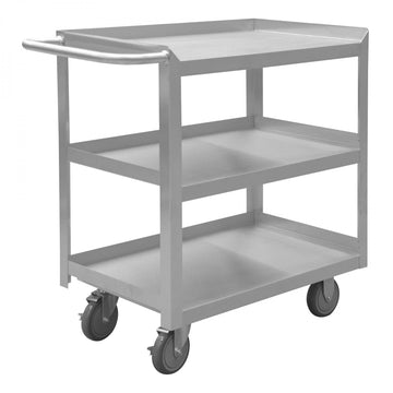 Durham Mfg SRSC1618303FLD5PU Stock Cart, 18 1/8" Wide, Silver - Default Title
