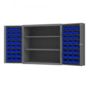 Durham Mfg DC-243636-48-2S Bin Storage Cabinet, 2,500" - Blue Gray
