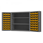Durham Mfg DC-243636-48-2S Bin Storage Cabinet, 2,500" - Gray Yellow