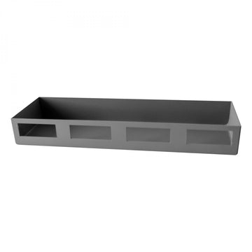 Durham Mfg DSH Gauge Steel Tray, Gray - 11 1/2"