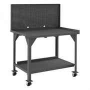 Durham Mfg DWBM Workbench, 62" High, Gray - 30" x 60"