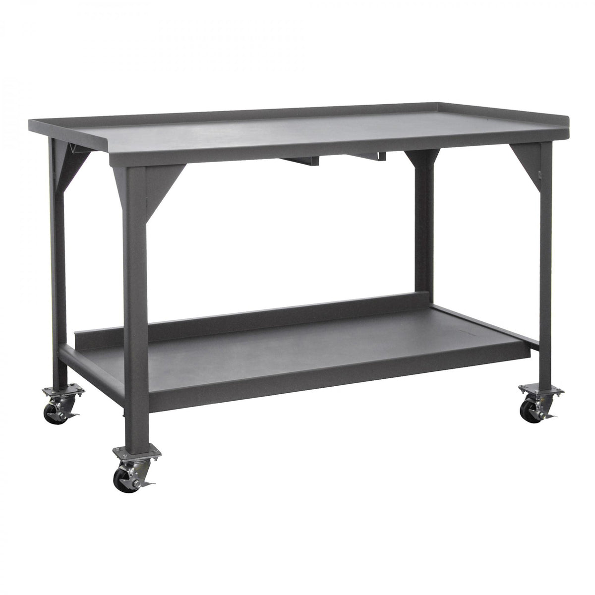 Durham Mfg DWBM Workbench, 39 13/16" High, Gray - 30" x 72"