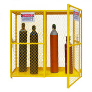 Durham Mfg EGCVC20-50 Gas Cylinder Cabinet, 20 Gas Cylinders, Yellow - Default Title