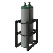 Durham Mfg GCRV Rack, 16" Wide, Black - 2 Gas Cylinders