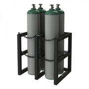 Durham Mfg GCRV Rack, 30" Wide, Black - 4 Gas Cylinders