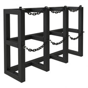Durham Mfg GCRV-441230-08T Rack, 3 Gas Cylinders, Black - Default Title
