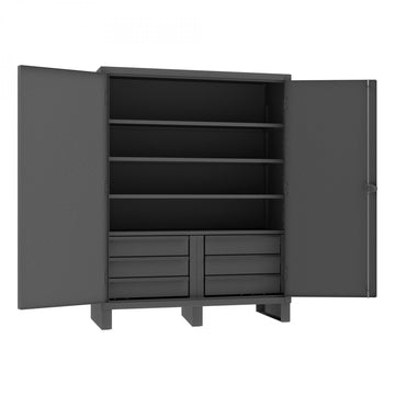 Durham Mfg HDCD246078-6B95 Storage Cabinet, 60" Wide, Gray - Default Title