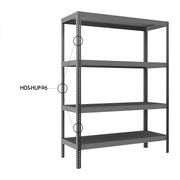 Durham Mfg HDS-HUP Galvanized Steel Upright, 2" x 2", Gray - 96"