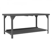Durham Mfg HDWB Workbench, 34 1/4" High, Gray - 36" x 72"