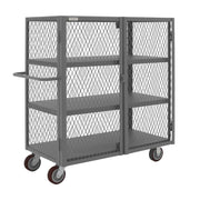 Durham Mfg HTL-2448-DD-3-6PU-95 Cart, 26" Wide, Gray - Default Title