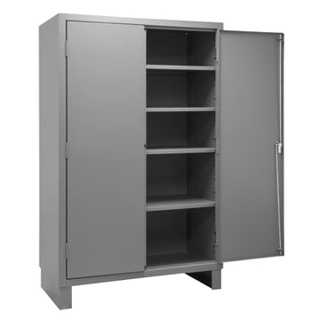 Durham Mfg JC-482478-4S-95 Storage Cabinet, 48" Wide, Gray - Default Title