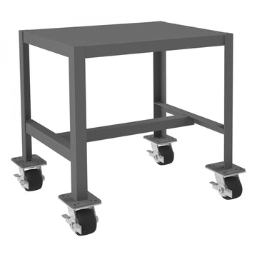 Durham Mfg Machine Table, 24 1/4" High, Gray - 18" x 24"